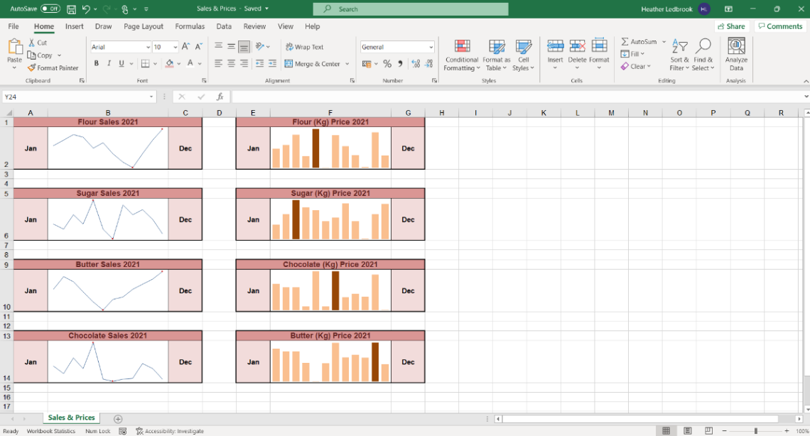 Excel screenshot